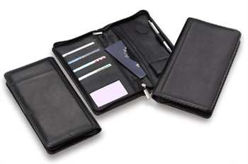 Executive Zip Passport Wallet