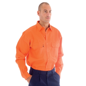 -Patron Saint Flame Retardant Drill Shirt, Long Sleeve &gt; 190 Gsm