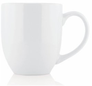 M212b Hampton Ceramic Mug - 400Ml White