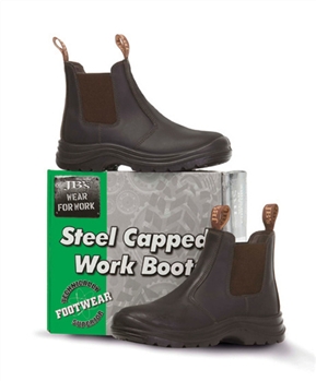 JBs Elastic sided safety boot