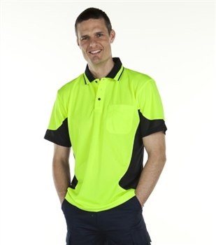 JBs Hi Vis Short Sleeve Breathable Polo