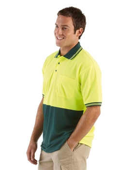 JBs Hi Vis Short Sleeve Trad Polo