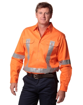 Cotton Drill Safety Shirt