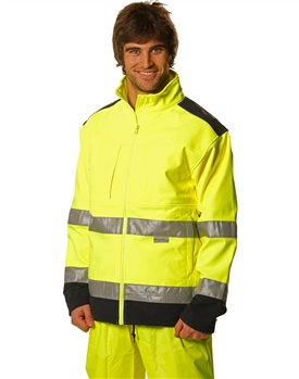 Hi-Vis Two Softshell Jacket With 3M Tape