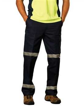 Long Fit Drill Pants With 3M Tapes