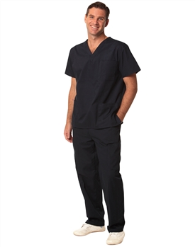 Unisex Scrubs Short Sleeve Tunic Top