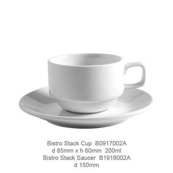 Stack Cup &amp; Saucer 130ml