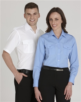 Mens Epaulette Shirt - Short Sleeve