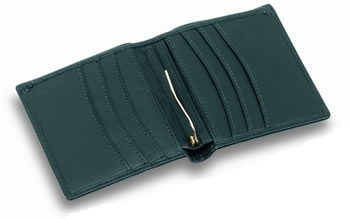 Leather Money Clip Wallet