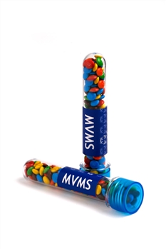 Acrylic Test Tube Filled With Mini M&amp;Ms 40G