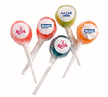 Ball Lollipop With Sticker