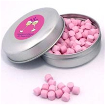 Candle Tin Filled With Jelly Beans Or Mints 50G