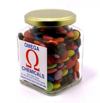 Choc Beans Square Jar 170G