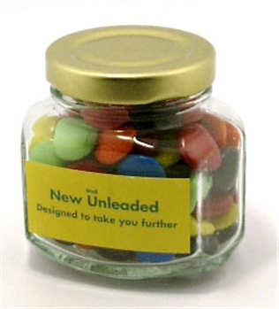 Choc Beans Squexagonal Jar 90G