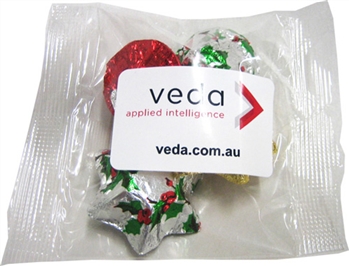 Christmas Chocolates In Cello Bag 30G