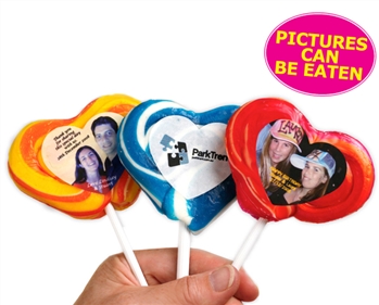 Large Heart Candy Lollipop