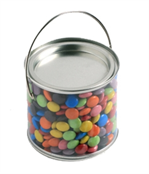 Medium Pvc Bucket Filled With Choc Beans 450G