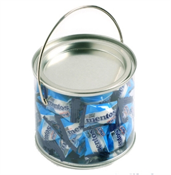 Medium Pvc Bucket Filled With Mentos