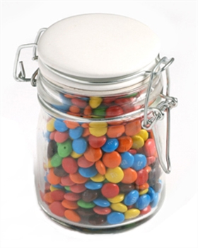 Mini M&amp;Ms In Medium Clip Lock Jar 160G