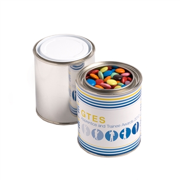 Paint Tin Filled With Choc Beans 250G