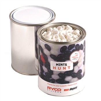 Paint Tin Filled With Mints 1Kg