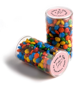 Pet Tube Filled With Mini M&amp;Ms 100G