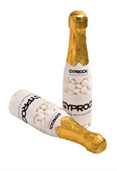 Plastic Champagne Bottle Filled With Mints 220G