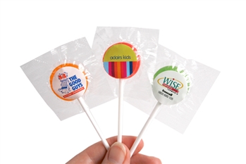 Small Branded Lollipops