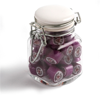 Xmas Rock Candy In Clip Lock Jar 65G