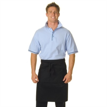 -Cotton Drill Half (1/2) Apron No Pocket