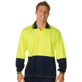 -Hivis Food Industry Polo, Long Sleeve