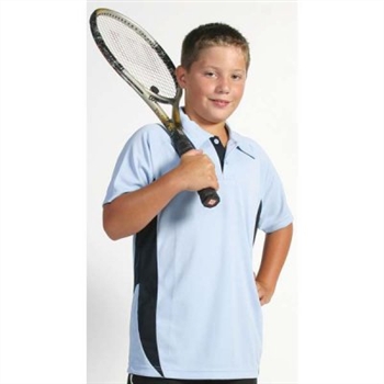 -Kids Cool-Breathe Side Panel Polo Shirt