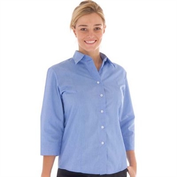 -Ladies Chambray Shirt, Sleeve