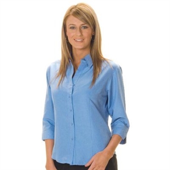 -Ladies Cool-Breathe Shirt,3/4 Sleeve