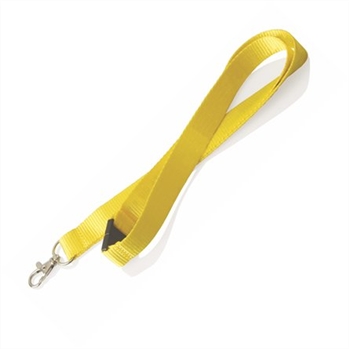 Lan04-15 Ribbed Nylon Lanyard (Flat)