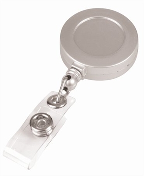 T162a Retractable Badge Holder Silver Penline