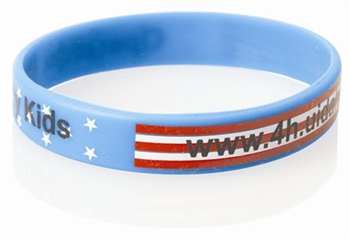 Wb01 Silicone Wristband - Printed