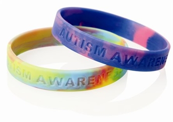 Wb03 Silicone Wristband - Multi-Coloured - Debossed