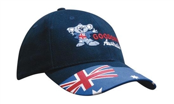 Brushed Cotton Waving Flag Cap