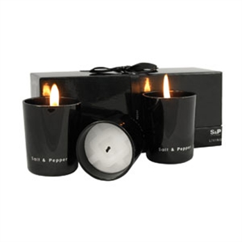 Salt&amp;Pepper Candle 3 Pack