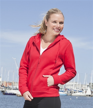 JBs Ladies Full Zip Fleecy Hoodie