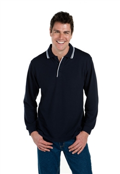 JBs Long Sleeve Contrast Polo