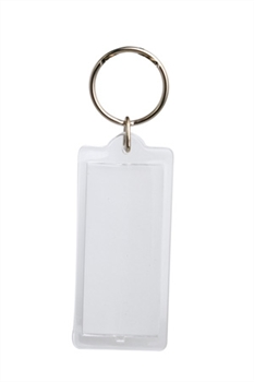 Rectangular Insert Keyring