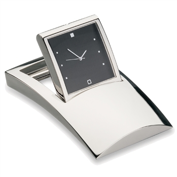 Desk Clock With Tilting Black Face