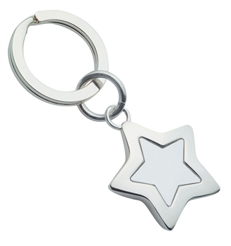 Star Shaped Keyring