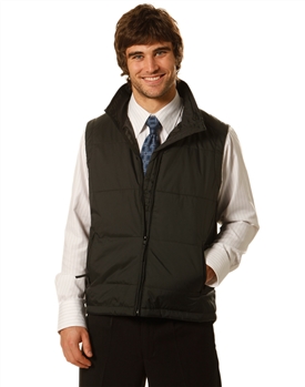 Jk29 Mens Nylon Rip-Stop Padded Vest