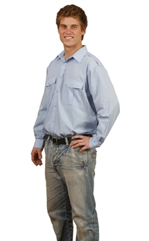 Mens Chambray Long Sleeve